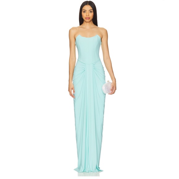 Pearl Gown in Mint Green Revolve Deme by Gabriella Size M